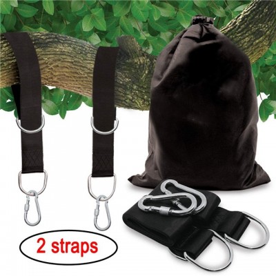 Heavy Duty Non-Stretch Tree Swing Hanging Straps Kit with Safer Lock Snap Carabiner Hooks