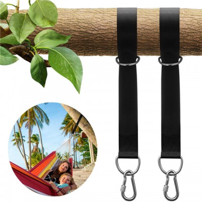 2020 Hanging Straps Kit Extra Long Tree Swing hanger Straps with Safety Lock Snap Carabiner Hooks Perfect for Tree Swing