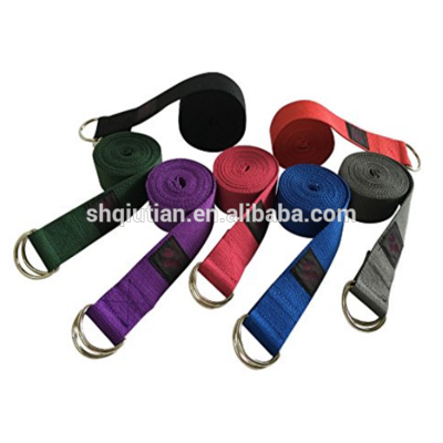 100% cotton Yoga woven strap/belt for beginners Exercise yoga strap